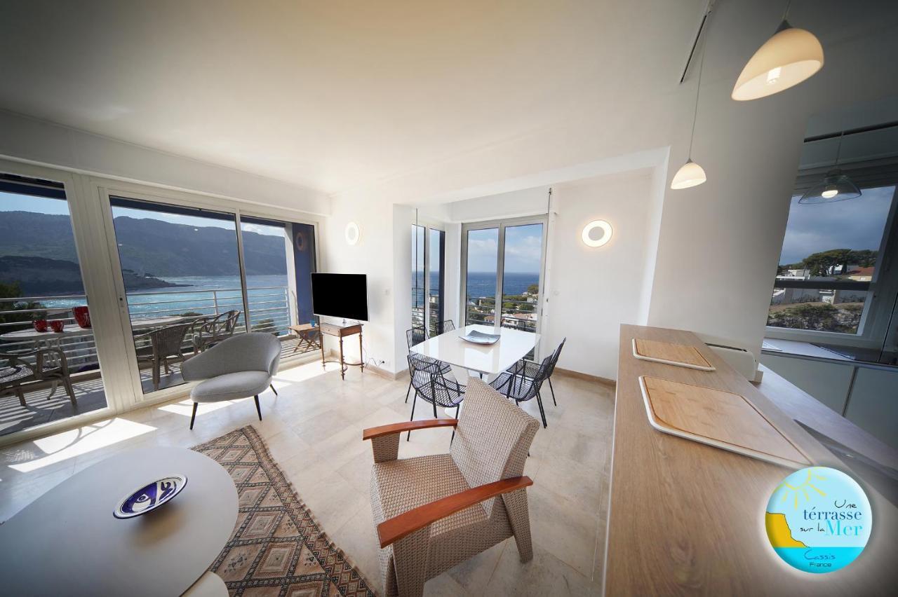Une Terrasse Sur La Mer 3 Pers 2 Chambres Vue Mer Cassis Buitenkant foto